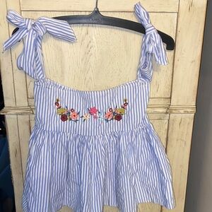 Babydoll top, bought in Hawaii, size Small, ties at top of shoulders, 🌺